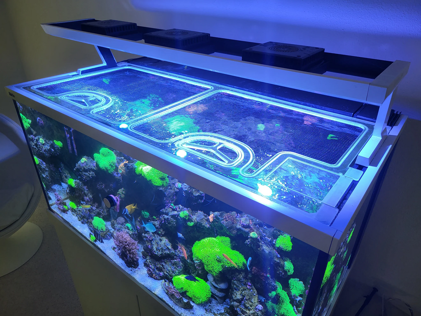 Red Sea Max-S 500 G1 and G2+ Custom Polycarbonate Aquarium Screen Top Lid