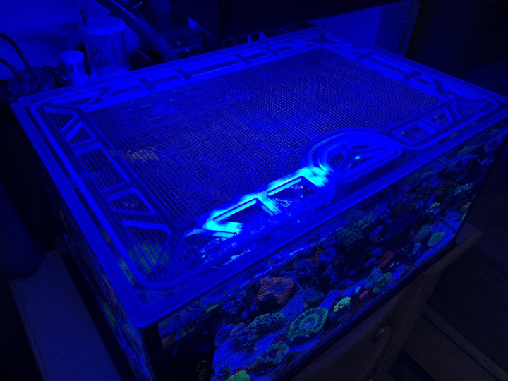 Innovative Marine NUVO 50 Lagoon Fusion Pro AIO Custom Polycarbonate Aquarium Screen Top Lid