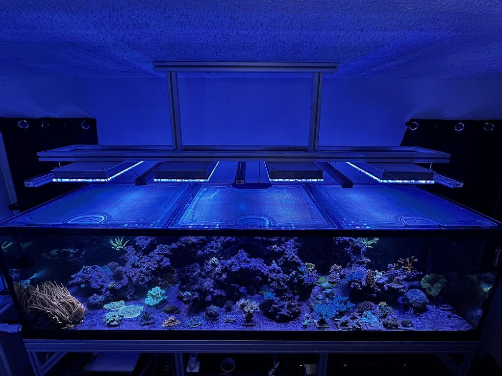 Planet Aquariums Mega Matrix Black Framed 84.5 x 30.5" (270 and 325 Gallon) Polycarbonate Screen Top Lid