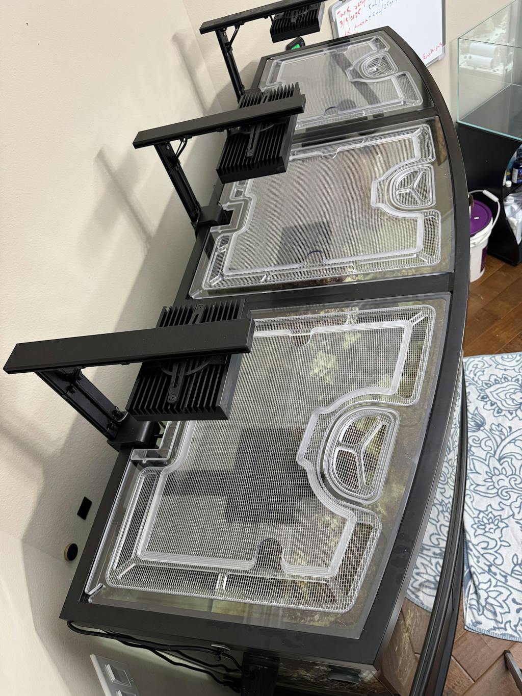 Planet Aquarium Radius R175 Bowfront Polycarbonate Screen Top Lid