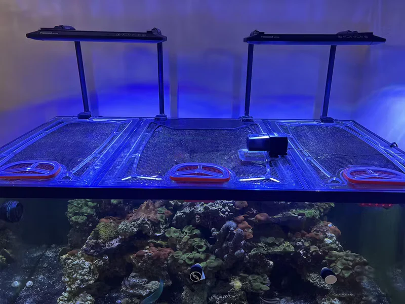 Planet Aquariums Mega Matrix Black Framed 84.5 x 30.5" (270 and 325 Gallon) Polycarbonate Screen Top Lid