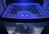 Coralife BioCube 14 and 16 Rimmed Version (with Black Frame) Custom Polycarbonate Aquarium Screen Top Lid
