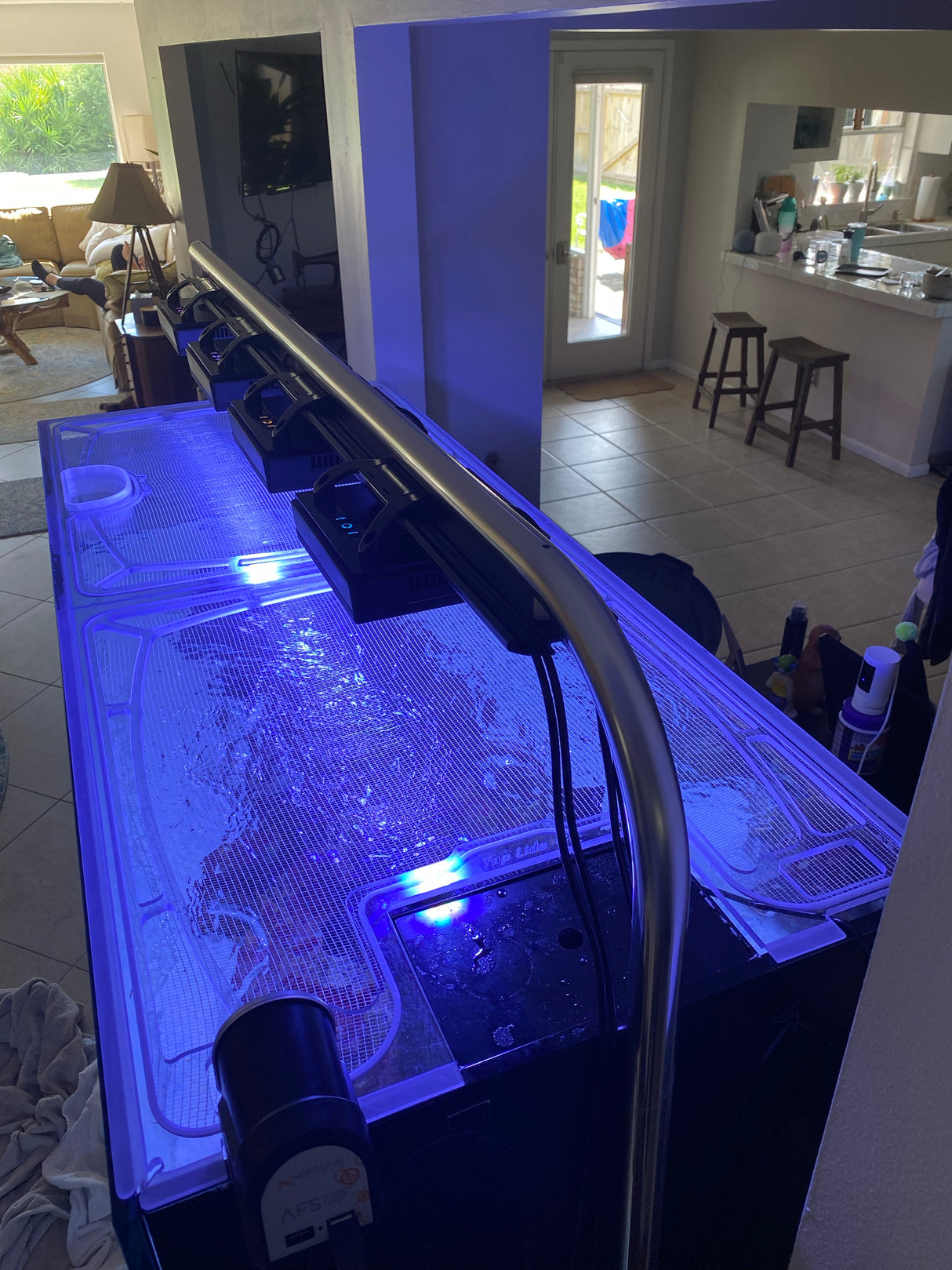 Pro Clear ProStar 230 Peninsula Overflow Custom Polycarbonate Aquarium Screen Top Lid