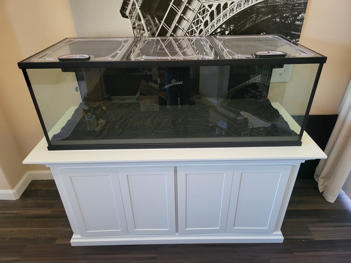 Planet Aquariums Mega Matrix Black Framed 84.5" x 18.5" (165G and 200 Gallon) Polycarbonate Screen Top Lid