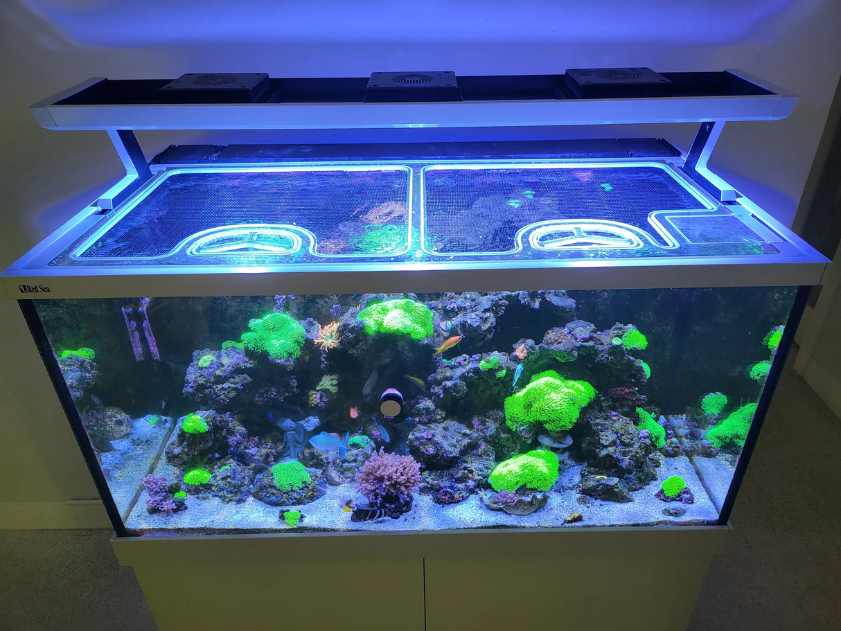 Red Sea Max-S 500 Custom Polycarbonate Aquarium Screen Top Lid