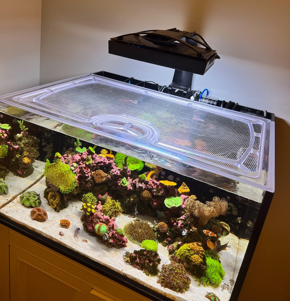 Innovative Marine NUVO 15 Cube Fusion Pro AIO Custom Polycarbonate Aquarium Screen Top Lid