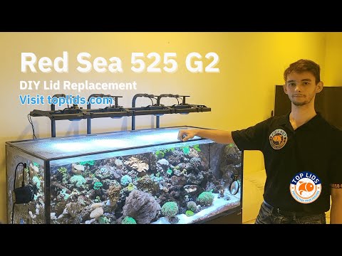 Red Sea Reefer 625 XXL G2+ Custom Polycarbonate Aquarium Screen Top Lid