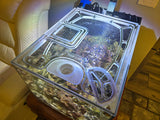 Fiji Cube 38 Gallon Peninsula Rimless Nano AIO Custom Polycarbonate Aquarium Screen Top Lid