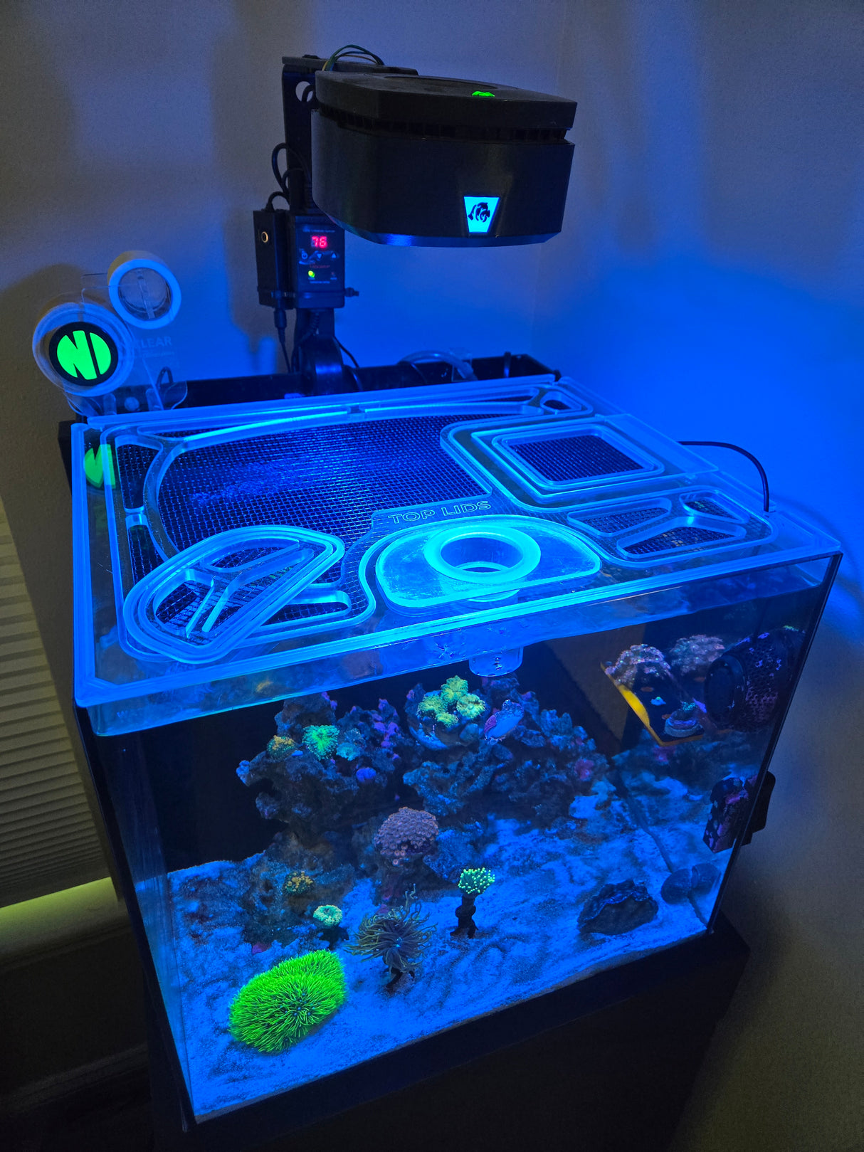 Waterbox AIO 20 Cube Custom Polycarbonate Aquarium Screen Top Lid