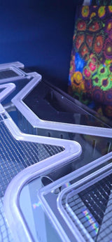 Ultum Nature Systems (UNS) Reef System R150 Peninsula (New Version with Trapezoid Overflow) Polycarbonate Screen Top Lid