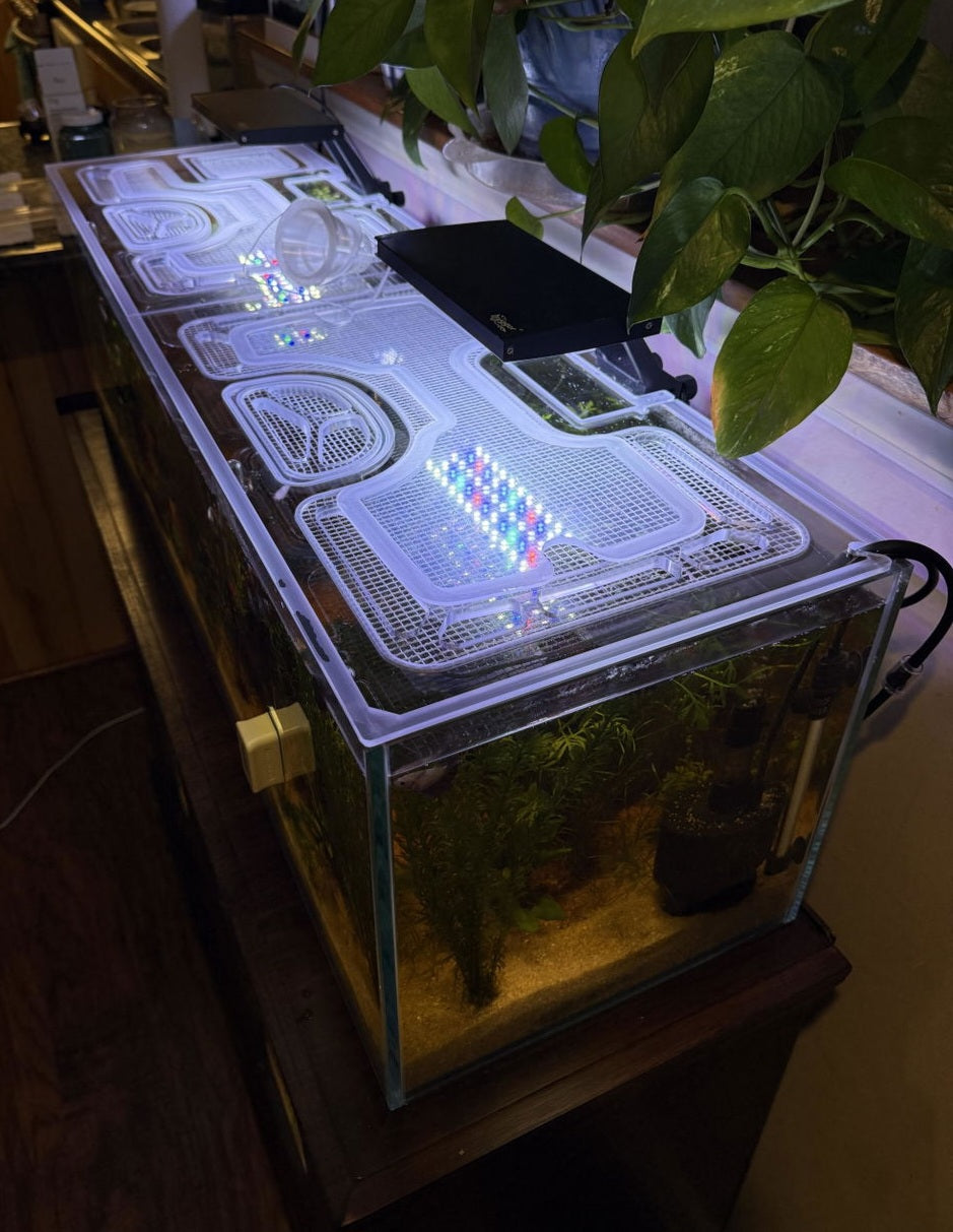 Planet Aquariums Studio Bookshelf 23.7 Gallon Polycarbonate Screen Top Lid