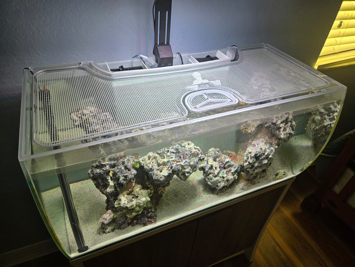 Fluval Flex 32.5G / 123L Custom Polycarbonate Aquarium Screen Top Lid