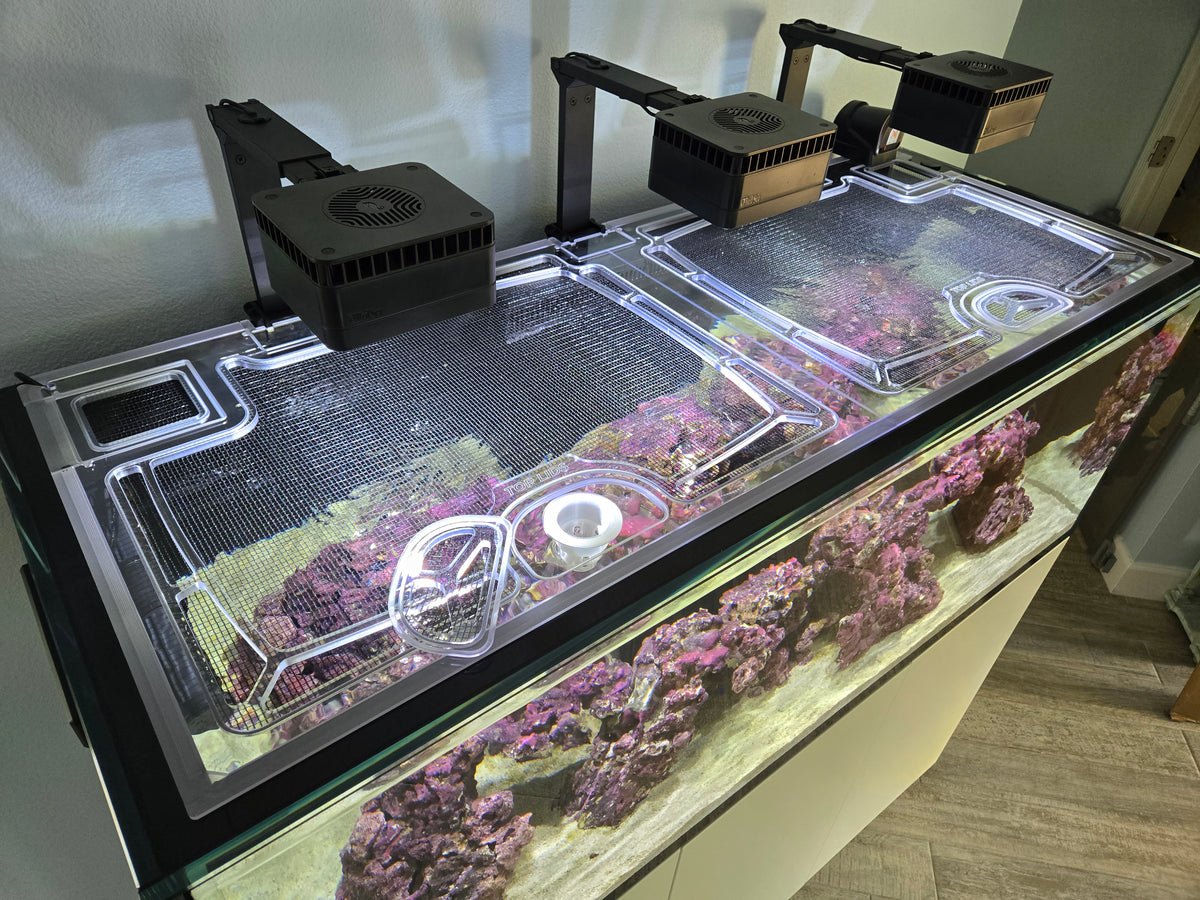 Red Sea Reef-Frame 250 (Black Eurobrace Version) Polycarbonate Aquarium Screen Top Lid