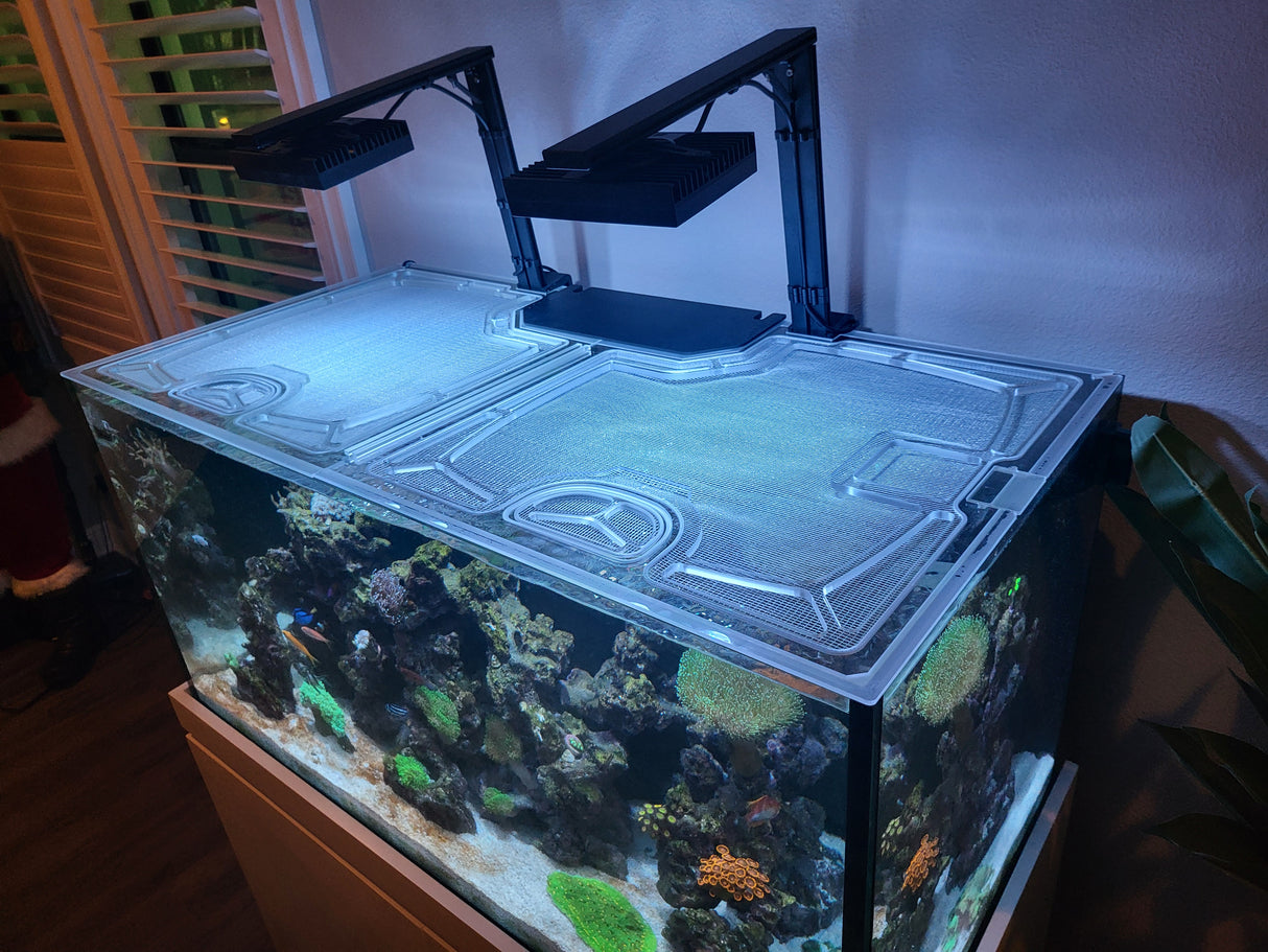 Planet Aquariums Tideline Crystalline 66 Gallon Polycarbonate Screen Top Lid