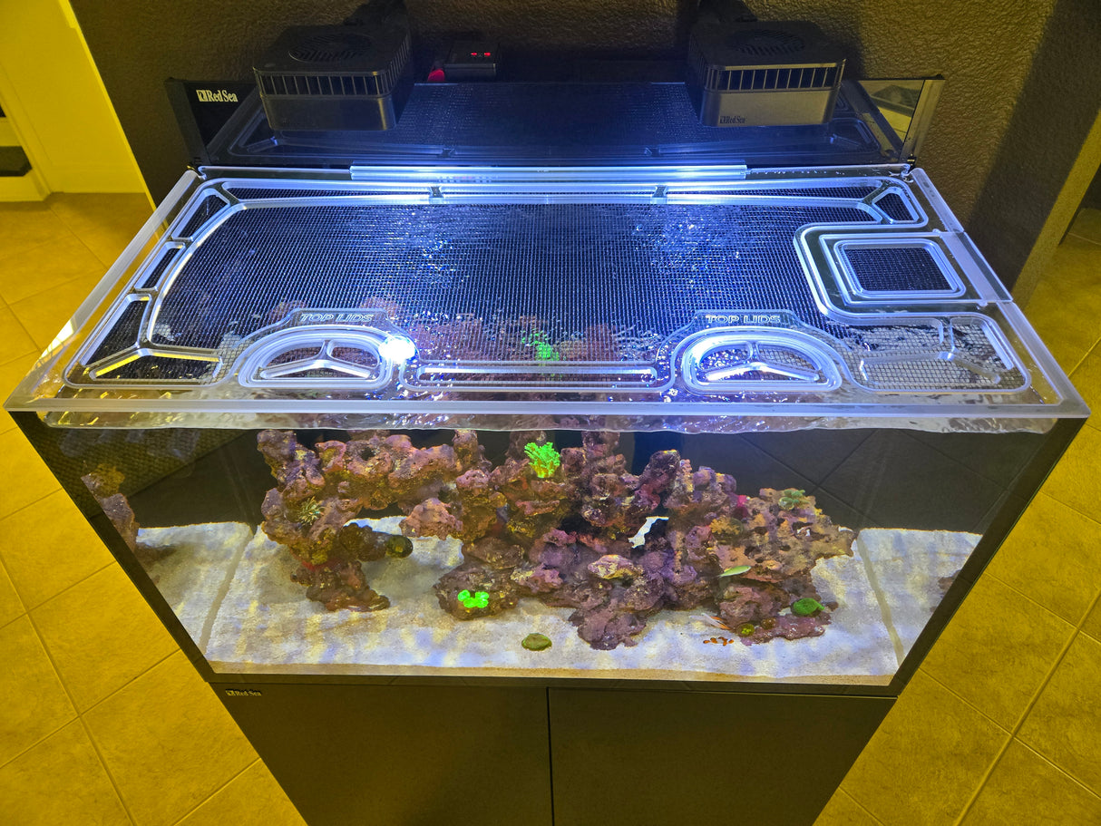 Red Sea Max-E 260 G1 and G2+ Custom Polycarbonate Aquarium Screen Top Lid