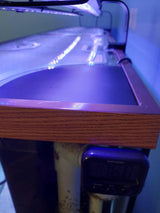 Marineland 150 Gallon 48x24x30 Corner Overflow Custom Polycarbonate Aquarium Screen Top Lid