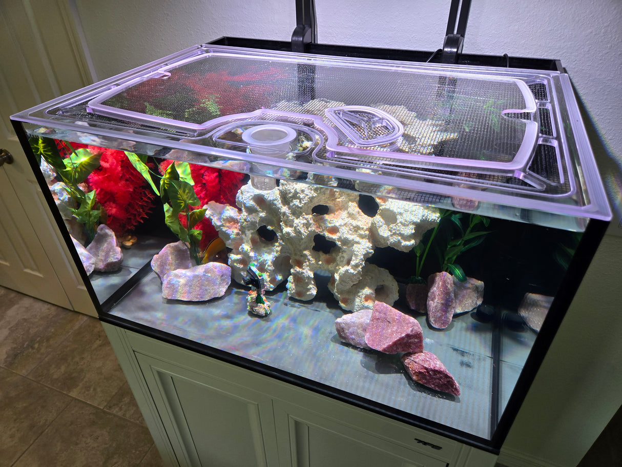 Innovative Marine NUVO 25 Lagoon Fusion Pro AIO Custom Polycarbonate Aquarium Screen Top Lid