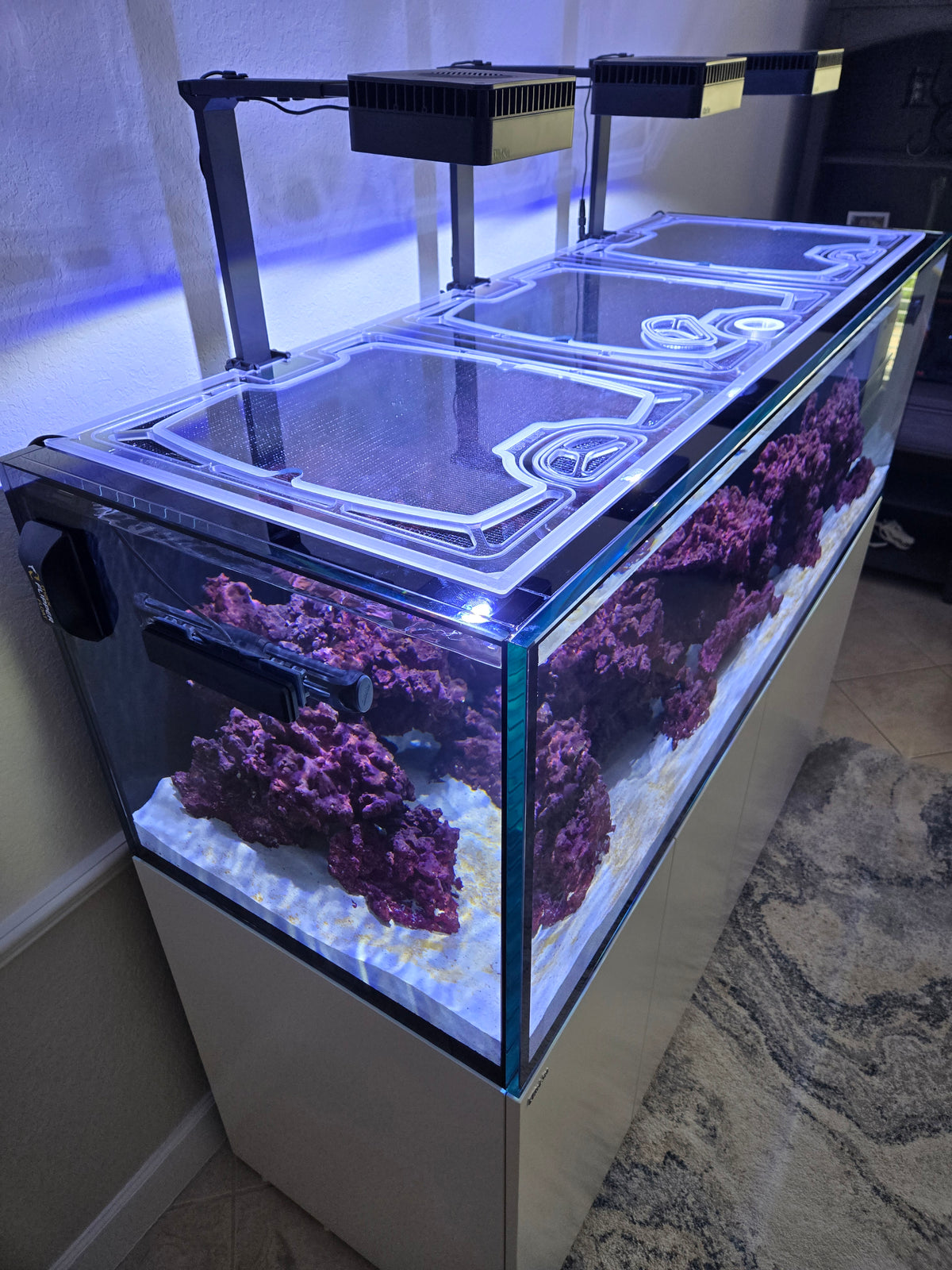 Red Sea Reefer 750 G3 (Black Eurobrace Version) Custom Polycarbonate Aquarium Screen Top Lid