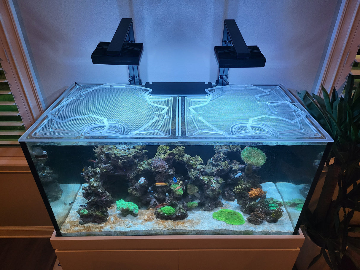 Planet Aquariums Mega Matrix Rimless 120G (48" x 24") Polycarbonate Screen Top Lid