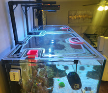 Load image into Gallery viewer, Pro Clear ProStar 200 Standard Overflow Custom Polycarbonate Aquarium Screen Top Lid
