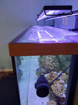 Marineland 150 Gallon 48x24x30 Corner Overflow Custom Polycarbonate Aquarium Screen Top Lid