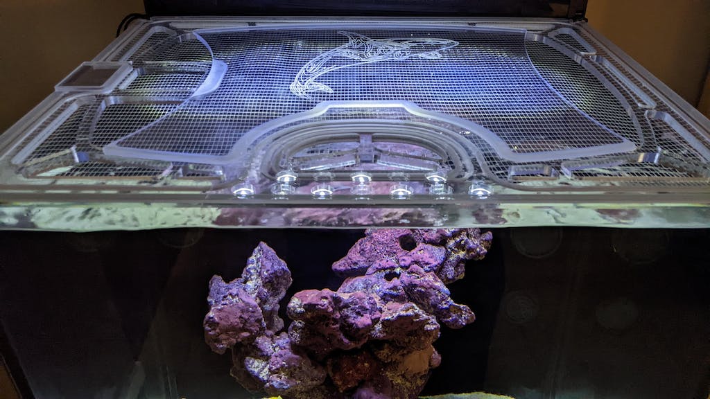 Red Sea Max-E 170 G1 and G2+ Custom Polycarbonate Aquarium Screen Top Lid