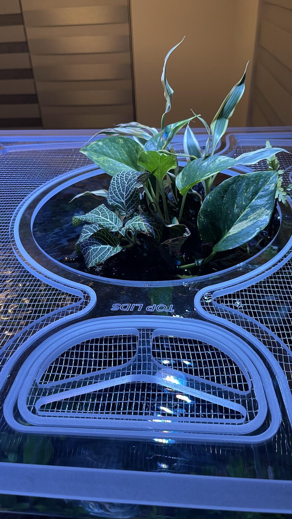 Pro Clear ProStar 200 Peninsula Overflow Custom Polycarbonate Aquarium Screen Top Lid