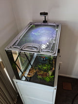 Lifegard Crystal AIO Peninsula 7.4 Gallon Custom Polycarbonate Aquarium Screen Top Lid
