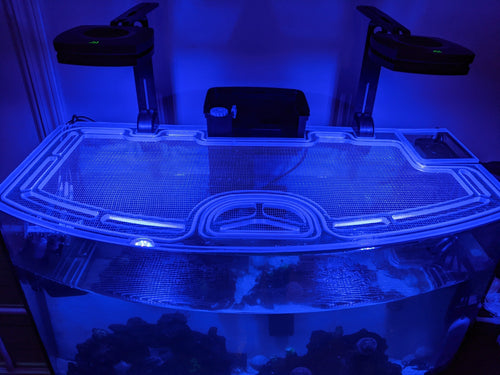 AQUATOP ES-LID16 Curved Glass Lid and Mounting Clips for the ES-16 Aquarium  : Aquatop