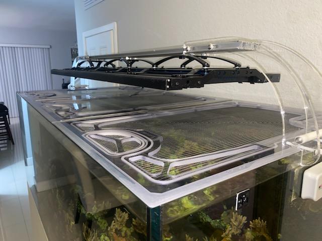Elos Diamond Line 200 XL (245 Gallons) Custom Polycarbonate Aquarium Screen Top Lid