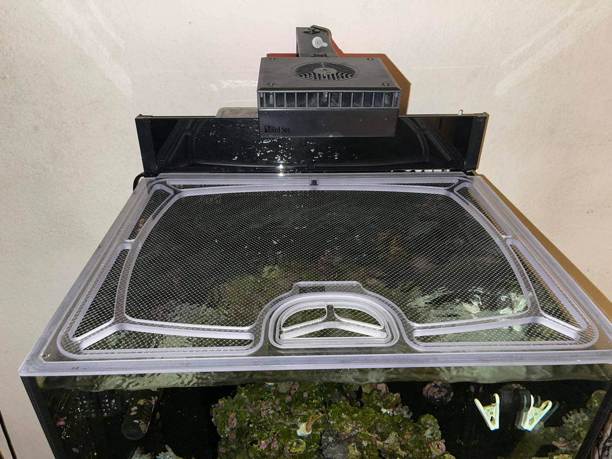 Red Sea Max-D 130 Custom Polycarbonate Aquarium Screen Top Lid