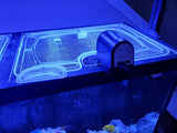 Aqueon 180 Gallon Megaflow 72x24x28 Custom Polycarbonate Aquarium Screen Top Lid