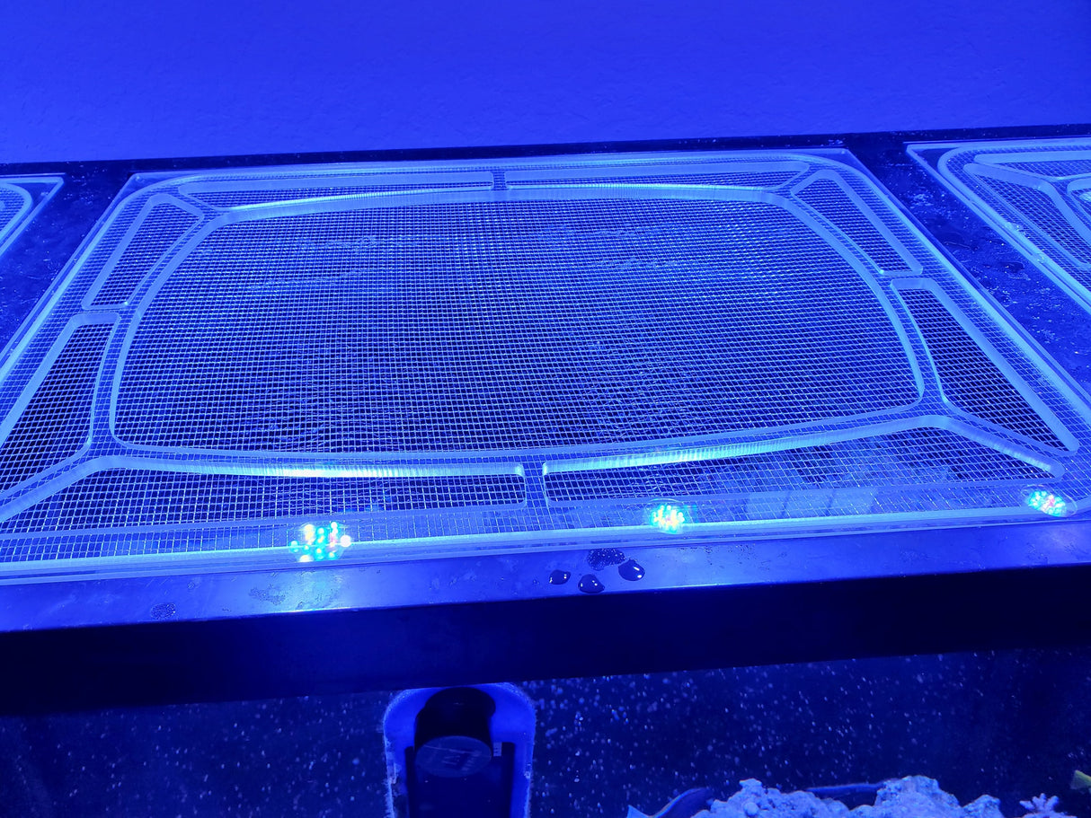 Aqueon 180 Gallon Megaflow 72x24x28 Custom Polycarbonate Aquarium Screen Top Lid