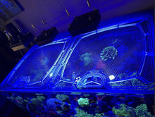 Load image into Gallery viewer, Planet Aquariums Mega Matrix Peninsula 180 Gallon 72”L x 24”W Custom Polycarbonate Aquarium Screen Top Lid
