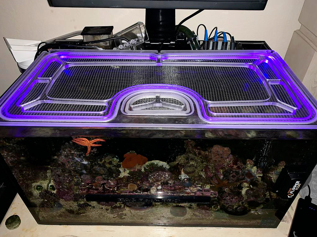Innovative Marine NUVO 30 Fusion Pro AIO Custom Polycarbonate Aquarium Screen Top Lid