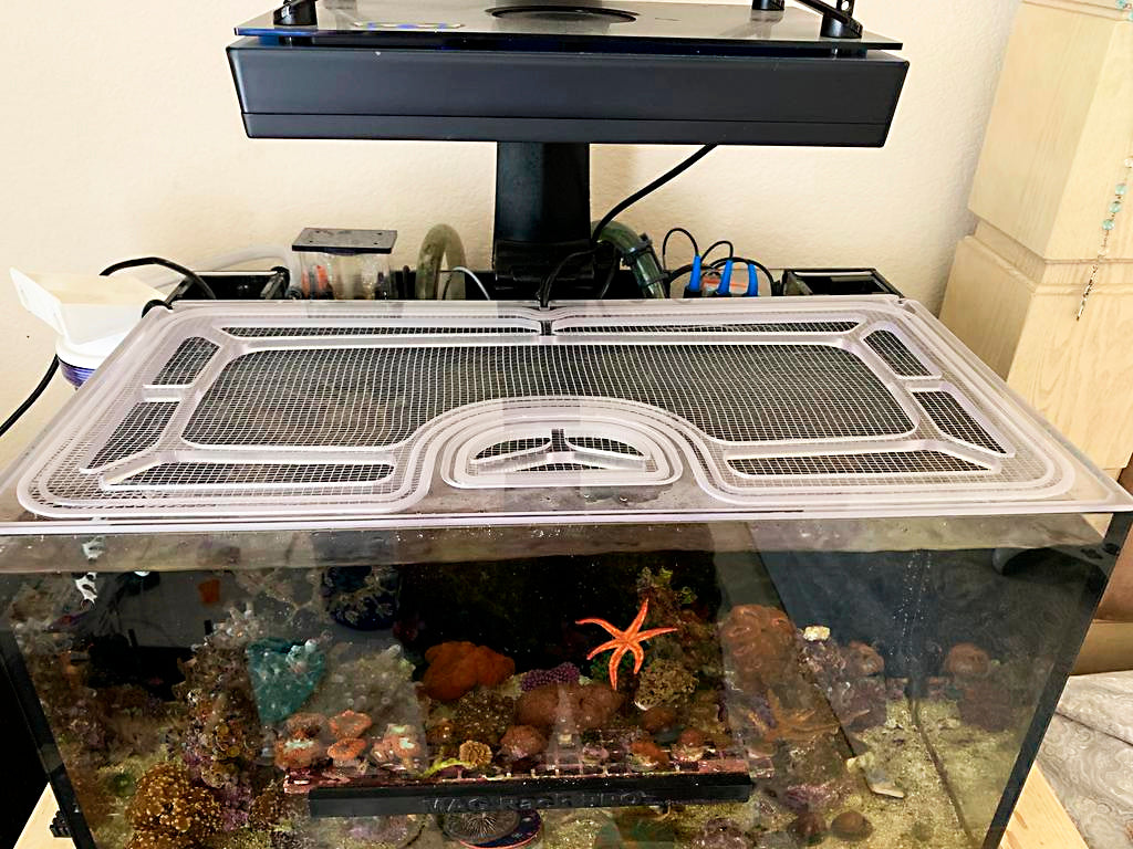 Innovative Marine NUVO 30 Fusion Pro AIO Custom Polycarbonate Aquarium Screen Top Lid