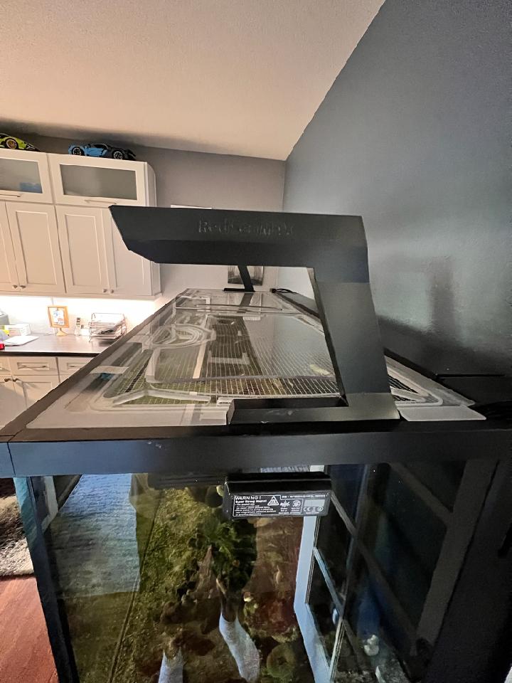 Red Sea Max-S 400 Custom Polycarbonate Aquarium Screen Top Lid