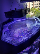 Load image into Gallery viewer, Aqueon 54 Gallon Corner Tank Custom Polycarbonate Aquarium Screen Top Lid
