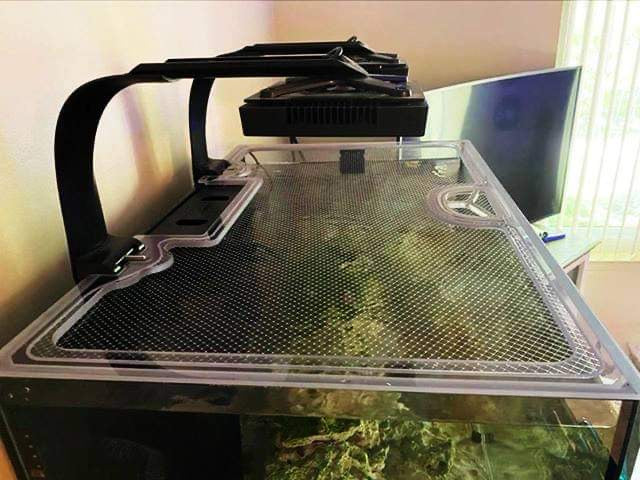 Red Sea Reefer 300 XL Custom Polycarbonate Aquarium Screen Top Lid