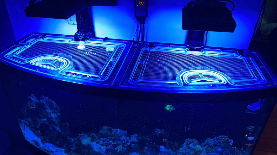 Aqueon 72 Gallon Bowfront Custom Polycarbonate Aquarium Screen Top Lid